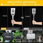 34-Piece BBQ Grill Tool Set with Carrier Bag