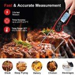 Instant Read Waterproof Meat Thermometer for Grilling