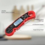 Instant Read Waterproof Meat Thermometer for Grilling