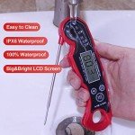 Instant Read Waterproof Meat Thermometer for Grilling