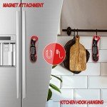 Instant Read Waterproof Meat Thermometer for Grilling