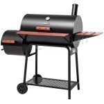 30-Inch Charcoal Grill with Side Tables