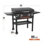 Blackstone 1883 28” Griddle with Protective Hood