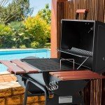 30-Inch Charcoal Grill with Side Tables