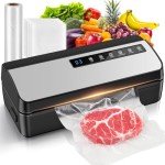 Compact Vacuum Sealer with Storage Bags and Roll