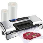 Vacuum Sealer with Cutter and Bag Storage