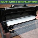 Vacuum Sealer with Cutter and Bag Storage