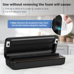 Compact Vacuum Sealer with Storage Bags and Roll