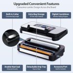 Versatile Vacuum Sealer with Built-In Cutter