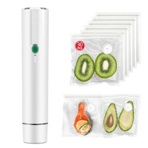 Handheld Vacuum Sealer with 30 Reusable Bags