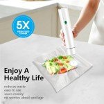 Handheld Vacuum Sealer with 30 Reusable Bags