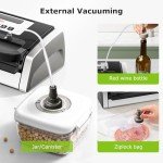 Bonsenkitchen Easy Handle Vacuum Sealer with Cutter