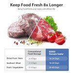 KOIOS Automatic Food Vacuum Sealer with Cutter