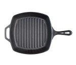 10.5-Inch Pre-Seasoned Cast Iron Grill Pan