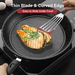 Silicone Edge Fish Spatula Turner Set of 2