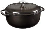 Midnight Chrome 6 Quart Cast Iron Dutch Oven