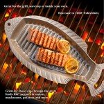 Gourmet Grilling Pan for Fish - 18.5-Inch