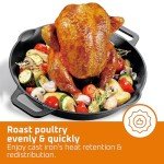 Bruntmor Pre-Seasoned Cast Iron Roasting Pan