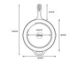 Versatile 10.25 Inch Cast Iron Skillet