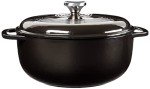 Midnight Chrome 6 Quart Cast Iron Dutch Oven