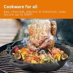 Bruntmor Pre-Seasoned Cast Iron Roasting Pan