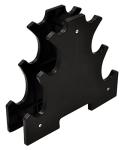 Hexagonal Neoprene Dumbbell Set with Stand