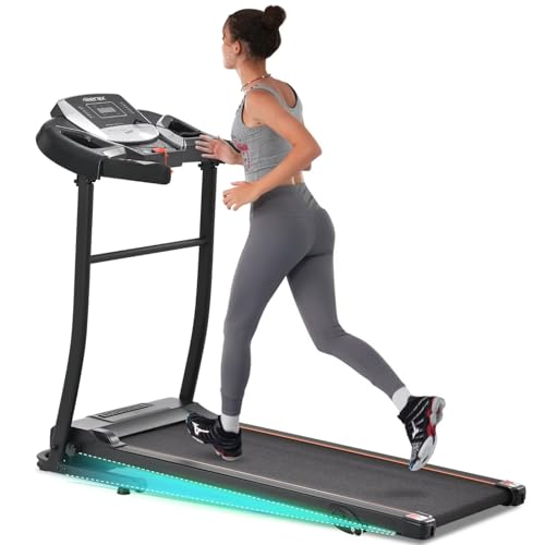 Merax Folding Treadmill with Incline and Pulse Sensor
