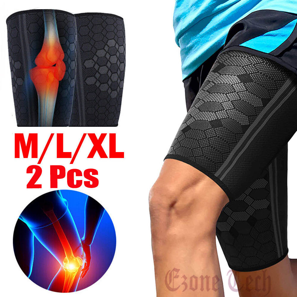 Thigh Compression Sleeves for Quad and Hamstring Support