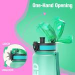 32oz Motivational Water Bottle with Time Marker