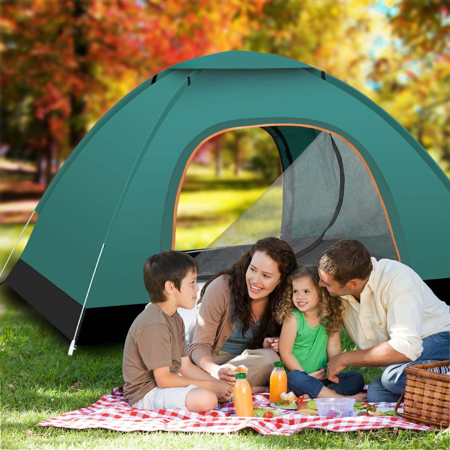 Lightweight Waterproof Dome Tent for 2-3 Campers