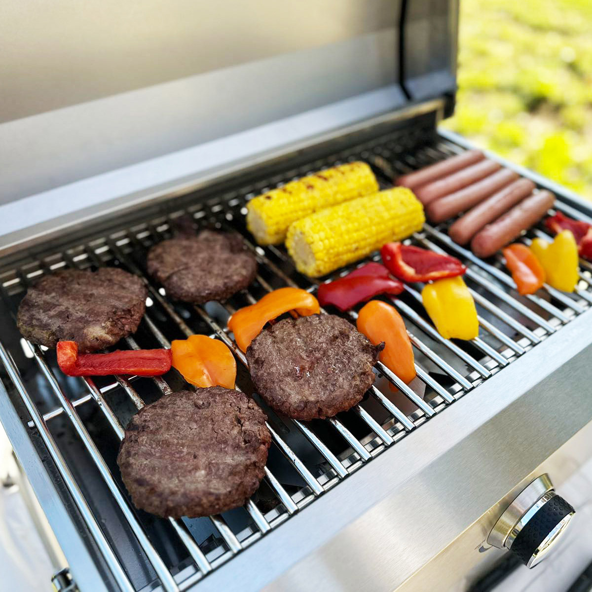 NXR Portable 3-Burner Stainless Steel Gas Grill