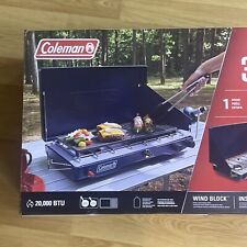 Coleman 3-in-1 Dual Burner Camping Stove – Blue