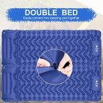 Ultralight Inflatable Camping Sleeping Pad - Blue