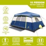 10-Person Instant Waterproof Family Camping Tent