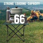 Portable Lightweight Aluminum Camping Table - Green