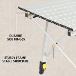 Lightweight Folding Aluminum Camping Table with Adjustable Legs