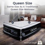 OhGeni 18" Queen Air Mattress with Built-in Pump