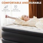 Sweetcrispy 18" Queen Air Mattress with Built-in Pump