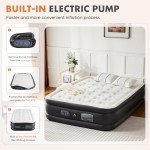 Sweetcrispy 18" Queen Air Mattress with Built-in Pump