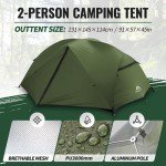 Forceatt Lightweight 2-3 Person Waterproof Tent
