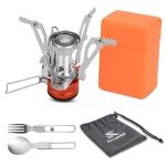 Extremus Compact Windproof Camping Stove for Backpacking