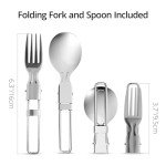 Extremus Compact Windproof Camping Stove for Backpacking