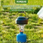 KUBQLIG Portable Camping Stove with Piezo Ignition