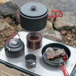 Compact Camping Cookware Set with Carry Bag