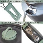 Portable 15-Piece Camping Cookware Set