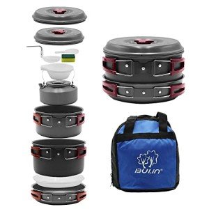 Lightweight 13-Piece Aluminum Camping Cookware Set