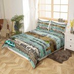 Camping Rules Queen-Size Bettbezug-Set für Kinder