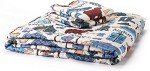 Lakeside Retro Camping Print Polyester Double Bedding