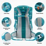 50L Waterproof Hiking Backpack with Rain Cover