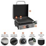 Blackstone 1814 Tabletop Griddle with Stainless Steel Hood